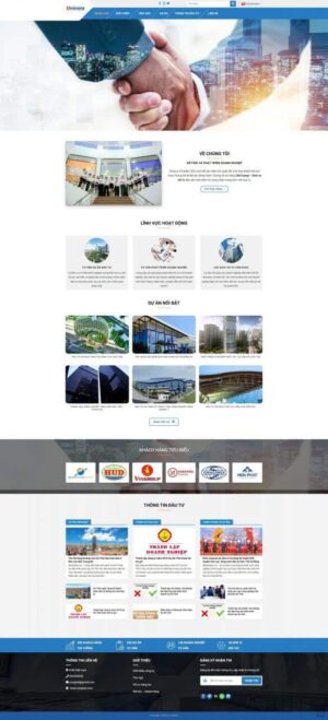 Theme wordpress giới thiệu công ty xây dựng 4