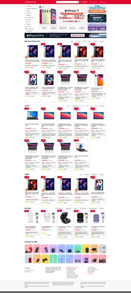 Theme wordpress điện thoại giống cellphones fix 1/2024