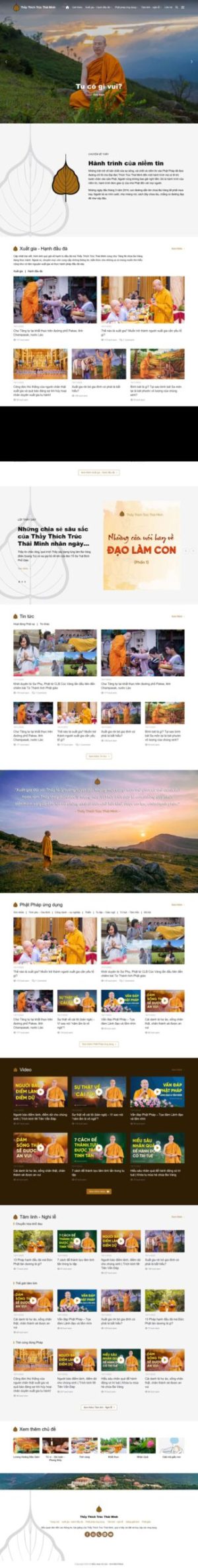 Theme wordpress chùa 3